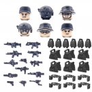 6pcs Military Swat: Super Police Figurines City With Mini Weapons And Guns - 4