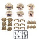6pcs Military Swat: Super Police Figurines City With Mini Weapons And Guns - 8