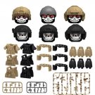 6pcs Military Swat: Super Police Figurines City With Mini Weapons And Guns - 9