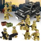 Military SWAT Wars Assembled Building Blocks - 7xv Special Forces