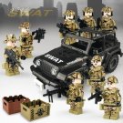Military SWAT Wars Assembled Building Blocks - 8xv Special Forces