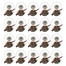 New WW2 20 light green German Soldiers Minifigures Wepons Pack Building Toy