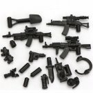 Lego Moc Swat Minifigures Armor And Weapons Guns Lego Accessories V1 Pack