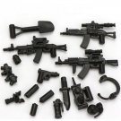 Swat Minifigures Armor And Weapons Guns Accessories V3 Pack