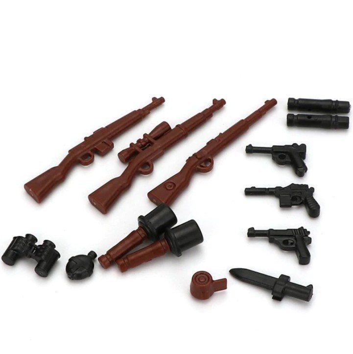 lego Swat Minifigures Armor And Weapons Guns Accessories V9 Pack