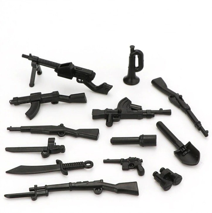 Lego Swat Minifigures Armor And Weapons Guns Accessories V10 Pack