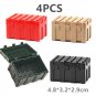 Swat Minifigures Armor And Weapons Guns Accessories - 4 Containers
