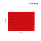 Classic Red 12x16 Dot 2 Baseplate 11023 Building Toy Set for Preschool Kids, Boys, and Girls
