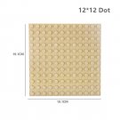 Classic White 12x12 Dot  Baseplate 11023 Building Toy Set for Preschool Kids, Boys, and Girls