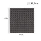 Classic Deep Gray 12x12 Dot  Baseplate 11023 Building Toy Set for Preschool Kids, Boys, and Girls