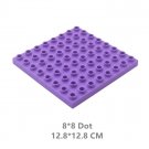 Classic Purpal 8x8 Dot Two Sided Baseplate 11023 Building Toy Set