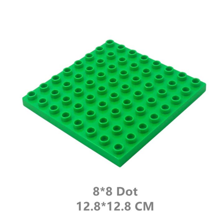 Classic Green 8x8 Dot Two Sided Baseplate 11023 Building Toy Set
