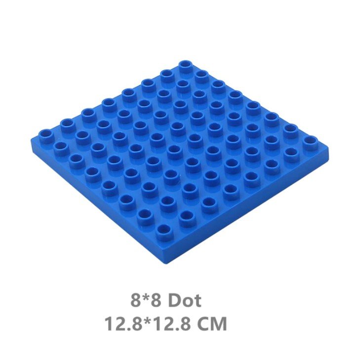 Classic Deep Blue 8x8 Dot Two Sided Baseplate 11023 Building Toy Set