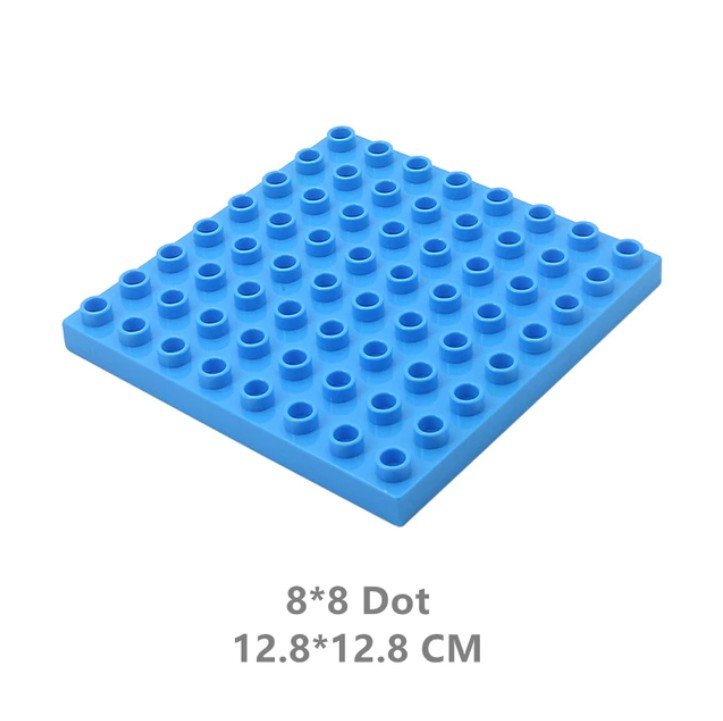Classic light Blue 8x8 Dot Two Sided Baseplate lego 11023 Building Toy Set