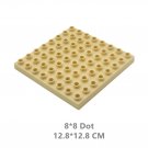 Classic Deep White 8x8 Dot Two Sided Baseplate 11023 Building Toy Set