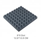 Classic Deep Gray 8x8 Dot Two Sided Baseplate 11023 Building Toy Set