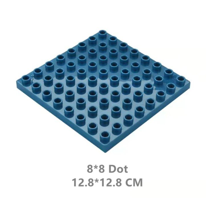 Classic Deep Blue 01 8x8 Dot Two Sided Baseplate 11023 Building Toy Set