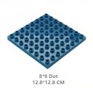 Classic Deep Blue 01 8x8 Dot Two Sided Baseplate 11023 Building Toy Set