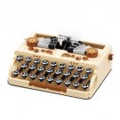 Creative Brown typewriter Model Building Blocks