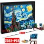 Ideas Vincent Van Gogh - The Starry Night 21333 Building Set for Adults (2316 Pieces) Building Block