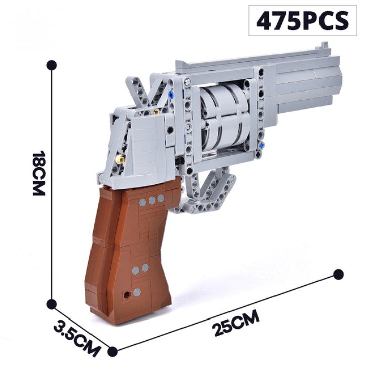 Magnum Revolver - Diy Weapon Ausini Military Building Blocks ...