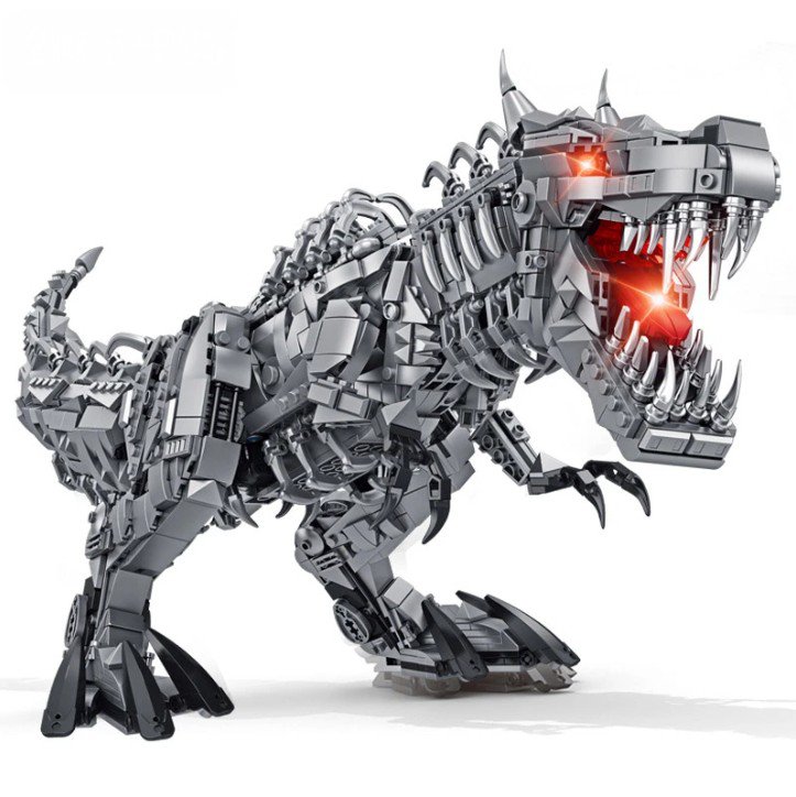 Jurassic Dinosaur World Large Mechanical Tyrannosaurus T-Rex Building Blocks (2065 pcs)