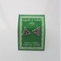 New Sterling Silver Celtic Knot Triangle (D) Stud / Post Earrings, Unisex, 3/8"