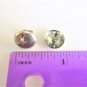 New Sterling Silver Man in the Maze Button Stud / Post Earrings, Unisex, 7/16"