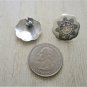 New Sterling Silver TAWA Mask Button Stud / Post Earrings, Unisex, 3/4"