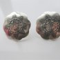New Sterling Silver TAWA Mask Button Stud / Post Earrings, Unisex, 3/4"