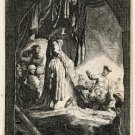 RELIGION-CHRIST-LAZARUS-Rembrandt-Hertel-ca. 1770