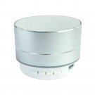 Tghazcc Wireless Bluetooth Speaker with Built-in-Mic,Handsfree Call HD Sound and Bass Silver