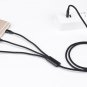 Tghazcc One Drag Three Data Lines Fast Charge Three in One Data Line Mobile Phone charging Black