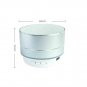 Tghazcc Wireless Bluetooth Speaker with Built-in-Mic,Handsfree Call HD Sound and Bass Silver