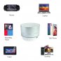 Tghazcc Wireless Bluetooth Speaker with Built-in-Mic,Handsfree Call HD Sound and Bass Silver