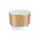 Tghazcc Wireless Bluetooth Speaker with Built-in-Mic,Handsfree Call HD Sound and Bass Gold