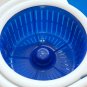 Telebrands Hurricane Spin Mop+Bucket in BLUE 360-degree
