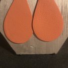 Orange Teardrop Earrings