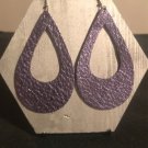 Purple Teardrop Earrings