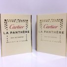 Lot of 2 PCS CARTIER LA PANTHERE Eau de Parfum Legere 1.5 ML/0.05 OZ NEW