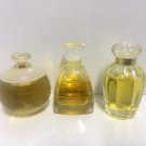 Lot of 3 Different  Miniatures Bottles Including NOA Cacharel New RARE