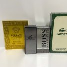 Lot of 4 Miniatures for Men Hugo Boss ,Burberry, Lacoste and Versace NEW IN BOX