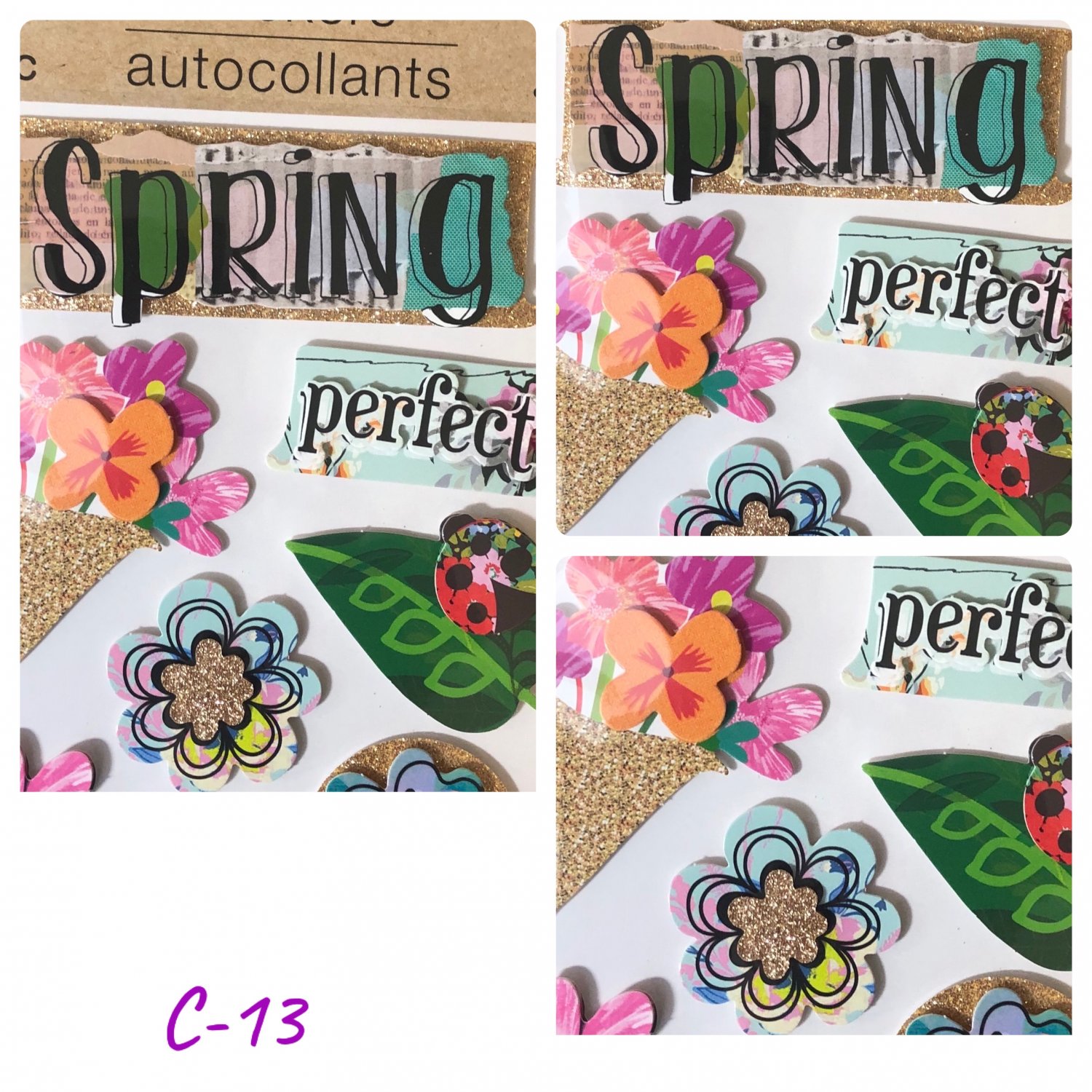 Crafters Square PopUp Stickers (C11)