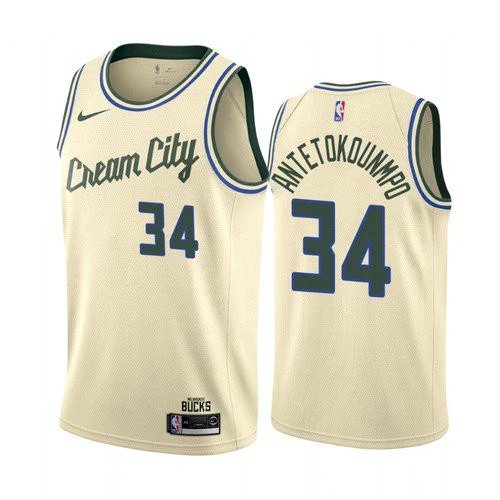 giannis antetokounmpo cream city jersey