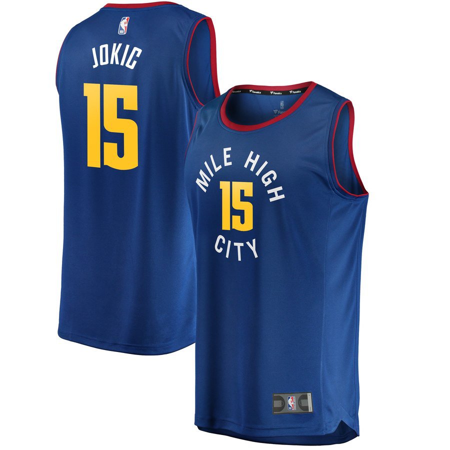 NIKOLA JOKIC NUGGETS MILE HIGH EDITION BASKETBALL JERSEY