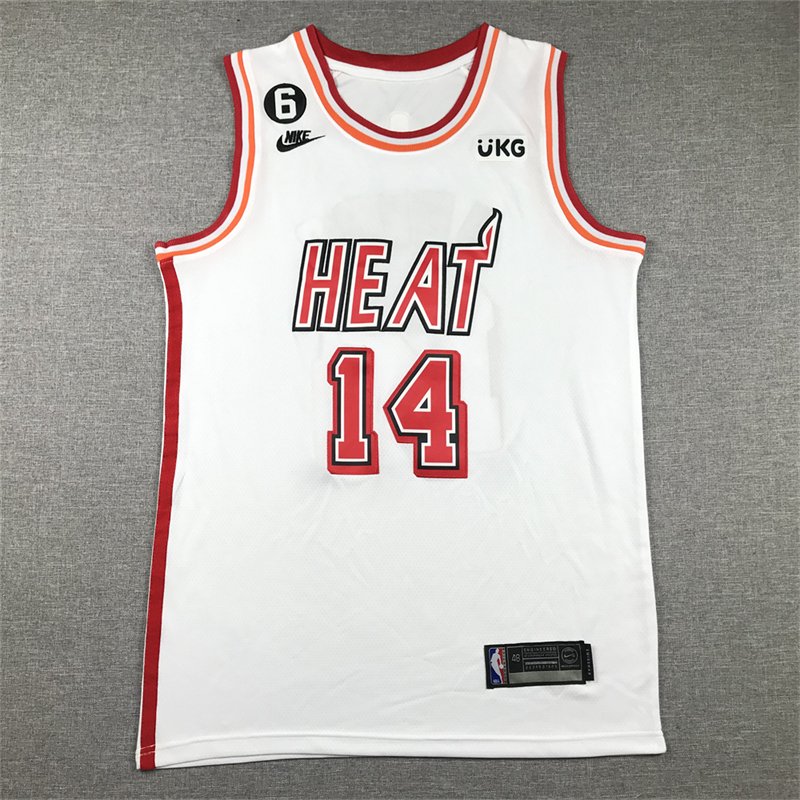 Tyler Herro #14 Miami Heat White Basketball Jersey