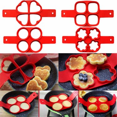 Silicone Mold Pancake Maker Nonstick Cooking Tool Eggs Molds Maker Egg Cooker