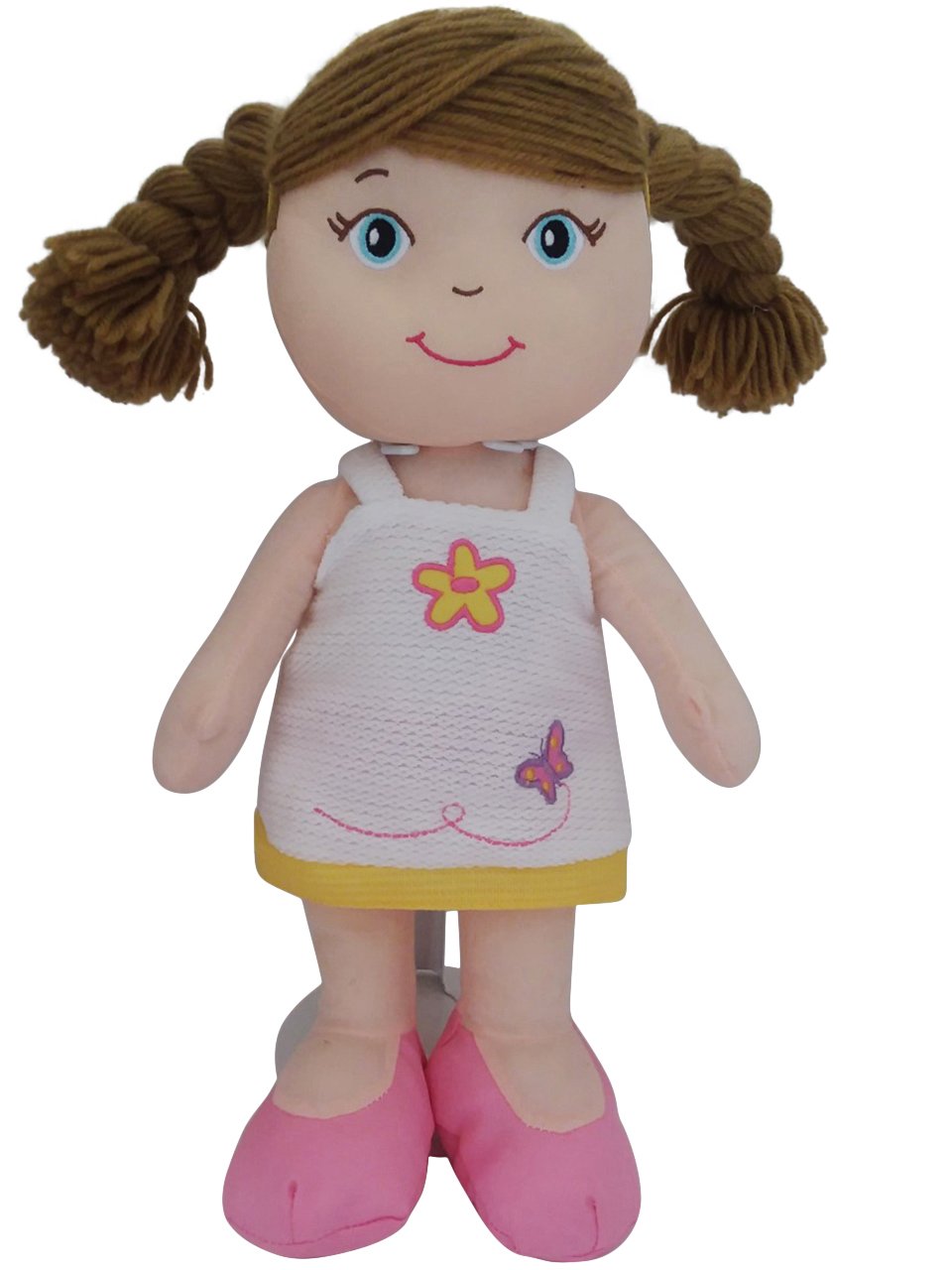 Bonnie the Rag Doll Baby Doll, brown hair doll