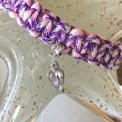 Paracord bracelet with sea turtle charm