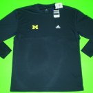 MICHIGAN WOLVERINES FOOTBALL ADIDAS LOOSE FIT UNDER ARMOUR LARGE  XL